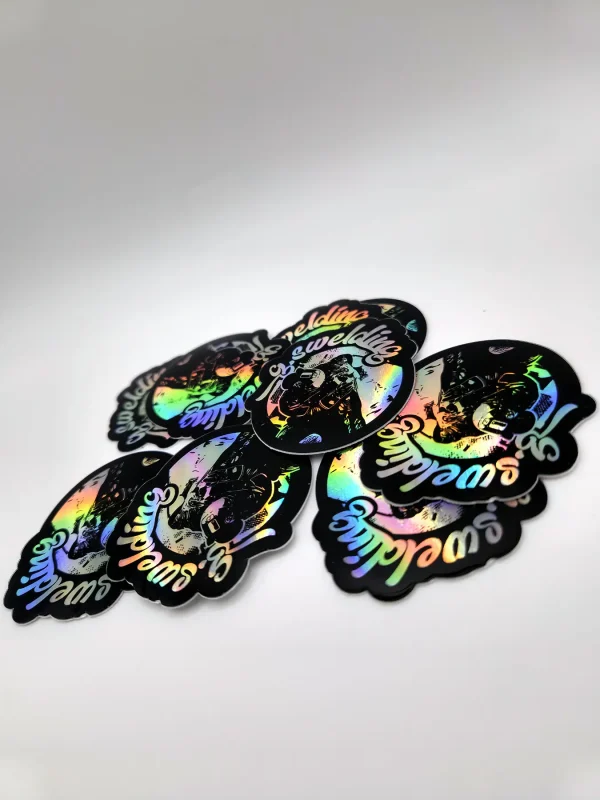 G.SWELDING Sticker D.50mm Holo Silver - immagine 2