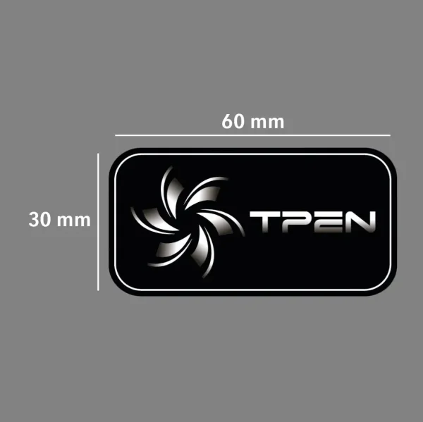 T-PEN Logo Sticker 30x60mm - immagine 3
