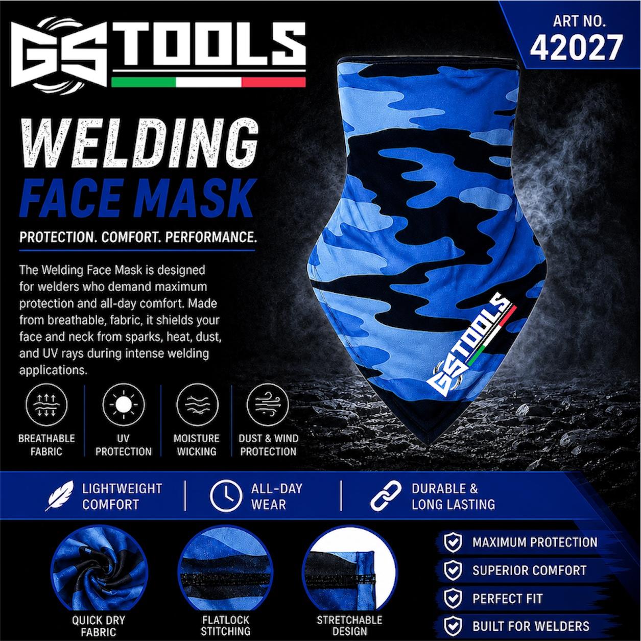 Bandana Elastica All Season CAMO BLUE